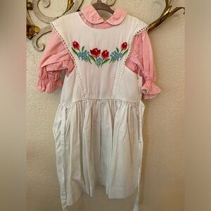 Vintage Style Kate Greenaway Frock Keepsake Dress 6T